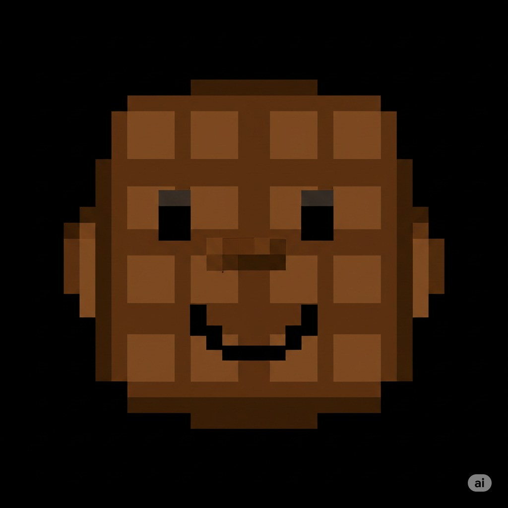 Happy Waffle (Chocolate)